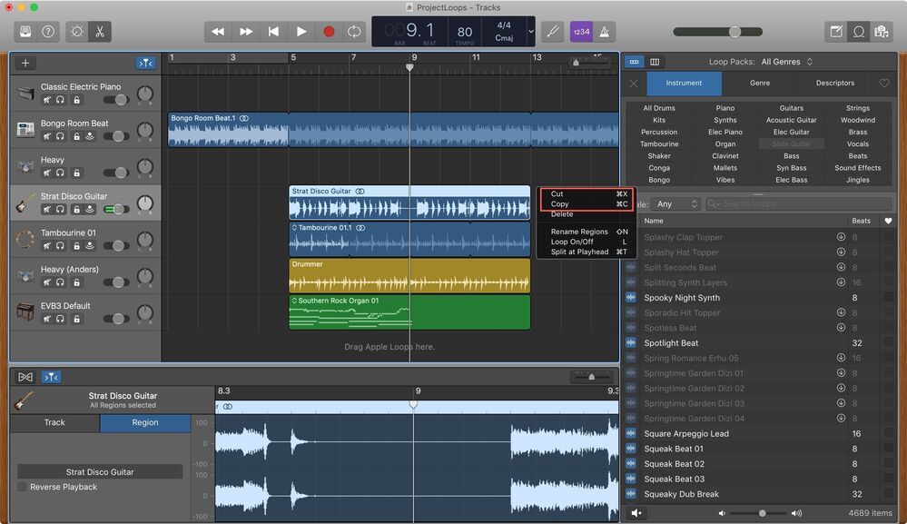 How to Cut a Track in Garageband